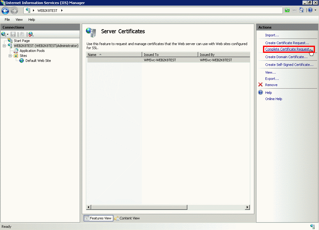 Instalacao do certificado ssl em servidores microsoft iis 7.x imagem 2